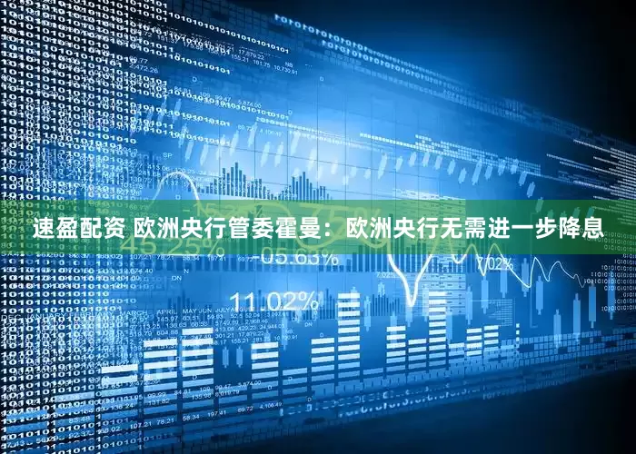 速盈配资 欧洲央行管委霍曼：欧洲央行无需进一步降息