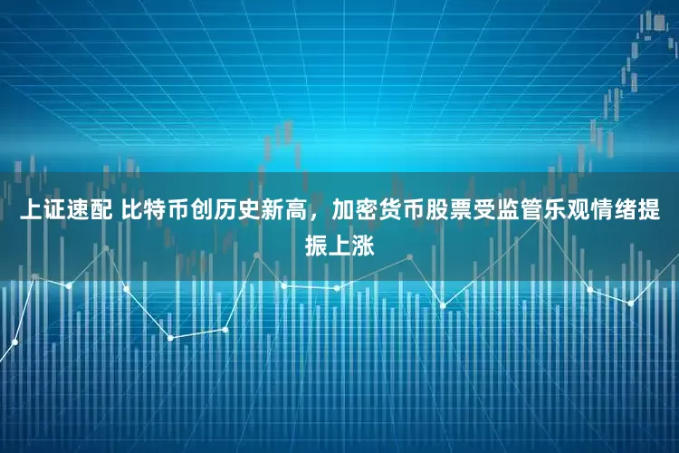 上证速配 比特币创历史新高，加密货币股票受监管乐观情绪提振上涨