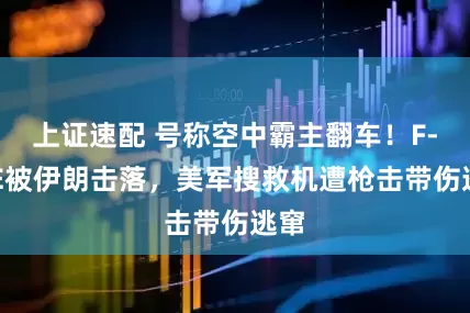 上证速配 号称空中霸主翻车！F-15E被伊朗击落，美军搜救机遭枪击带伤逃窜